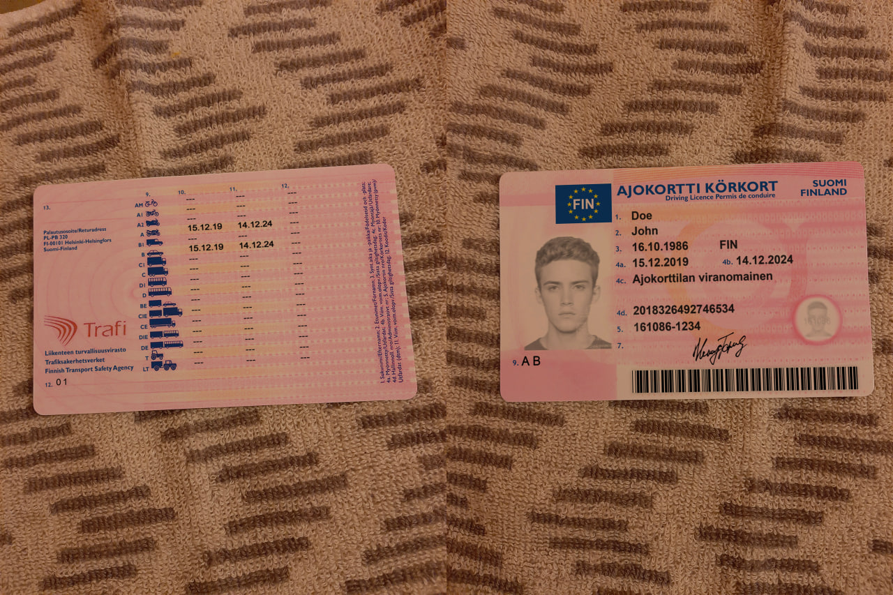 Avatar of Finland Driver's License