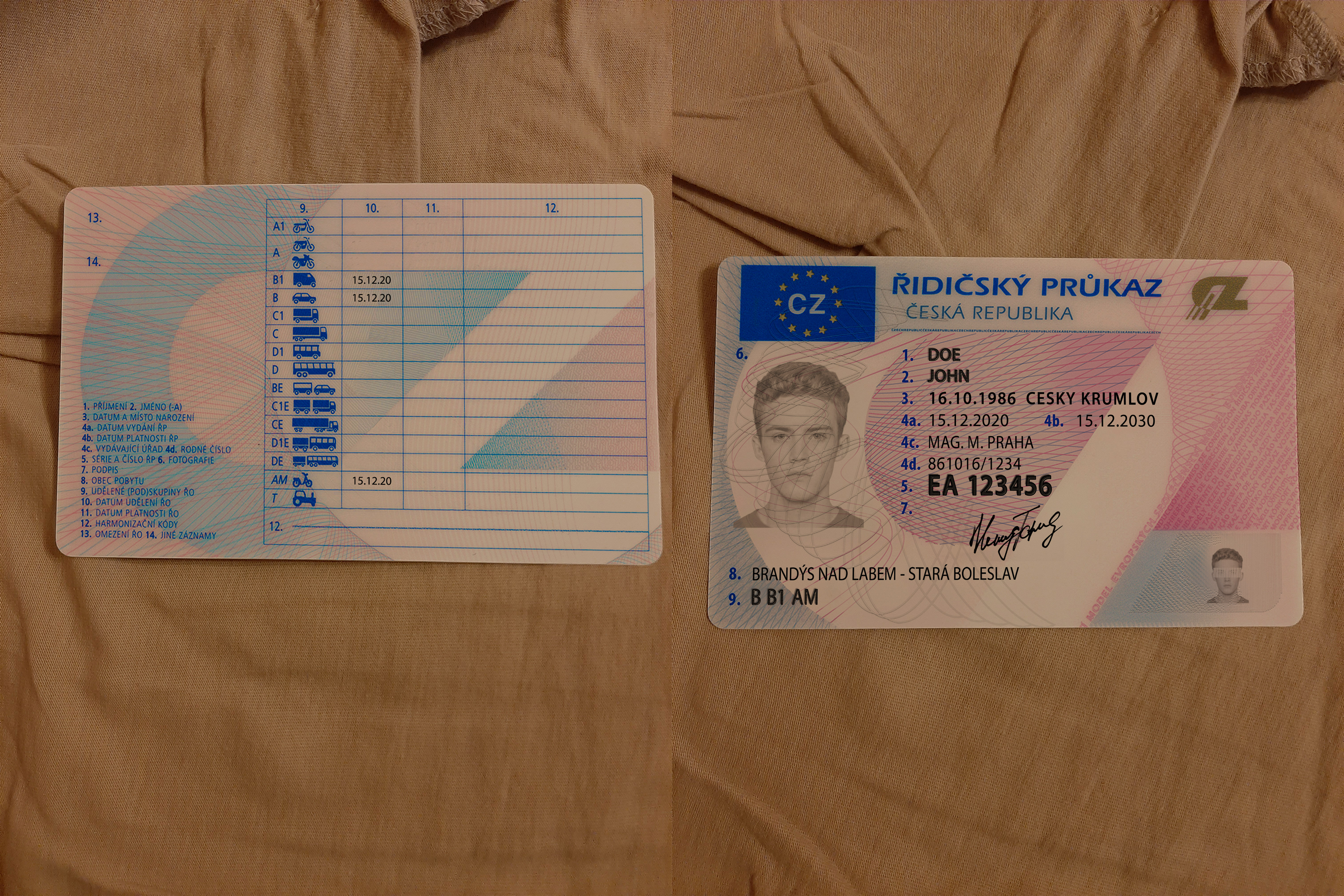 Avatar of Czech Drivers License